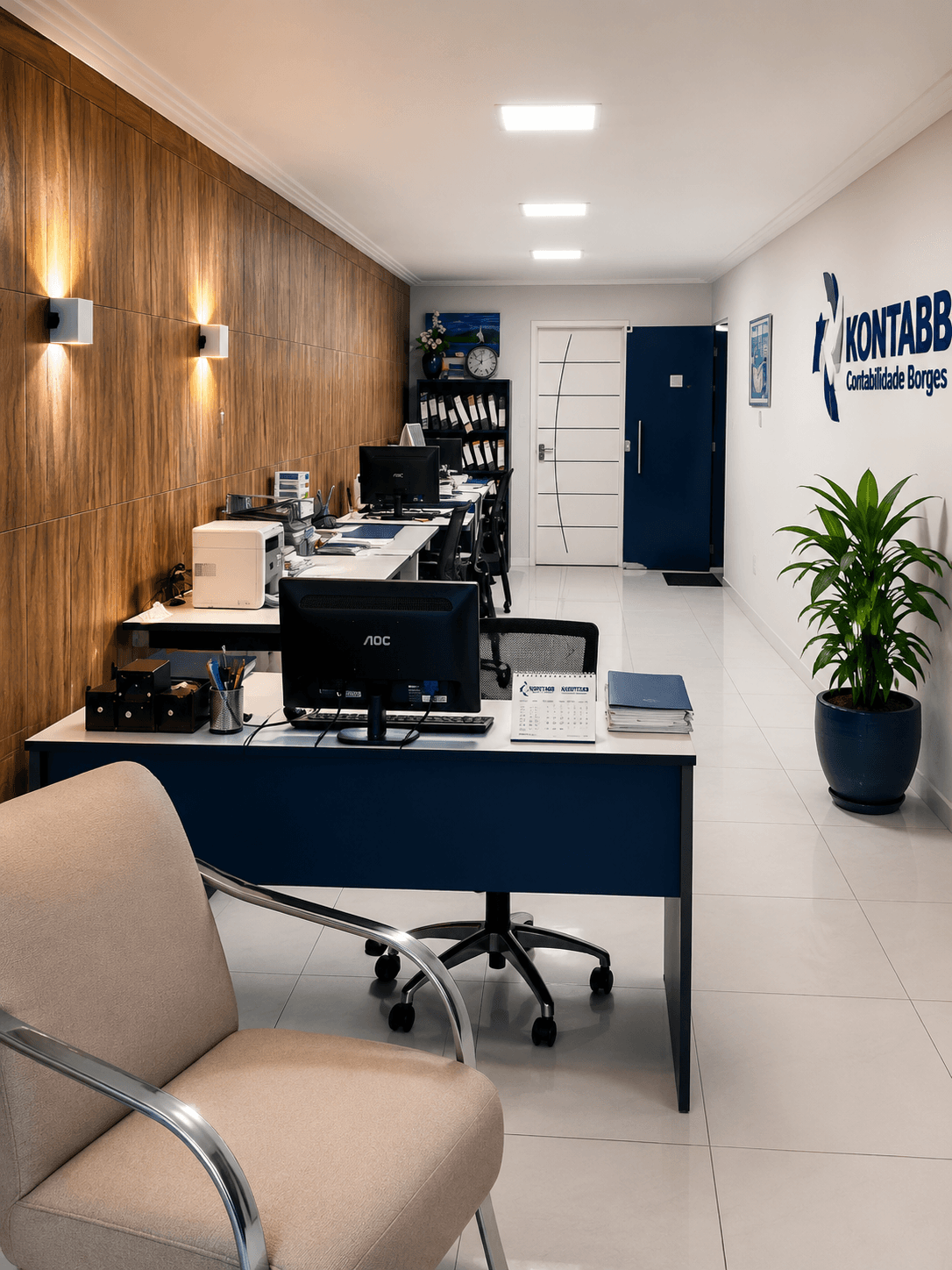 Sala de atendimento Kontabb